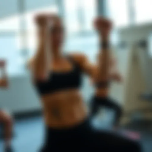 Dynamic core strengthening workout session