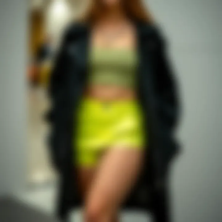 Magnificent Exploring Lime Green High Waisted Shorts: A Contemporary Fashion Staple