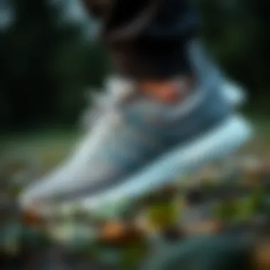 Sustainable Materials in Adidas Mesh Shoes Sustainable materials used in Adidas mesh shoes, illustrating eco-friendly initiatives