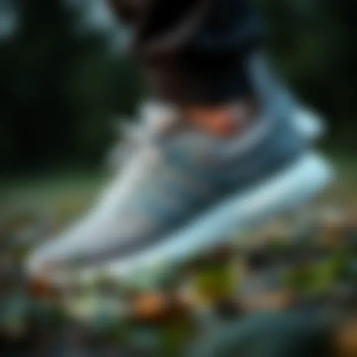 Sustainable Materials in Adidas Mesh Shoes Sustainable materials used in Adidas mesh shoes, illustrating eco-friendly initiatives