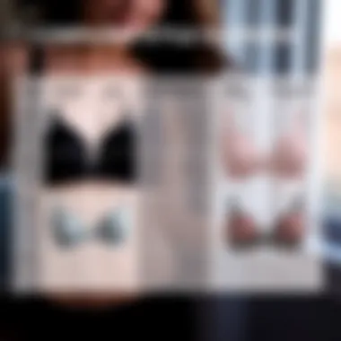 Comparative Styles Overview A comparison chart showcasing different styles of push up bras with front closures