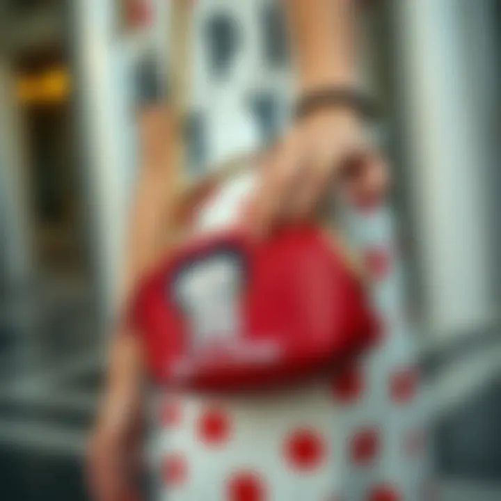 Modern fashion influencer styled with a Betty Boop coin purse