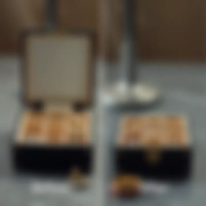 Tarnish Prevention Effectiveness Comparison Before and after comparison demonstrating effectiveness of tarnish prevention.