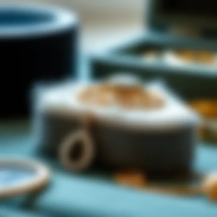 Materials Used in Anti Tarnish Organizers Close-up view of materials used in anti tarnish organizers highlighting their properties.