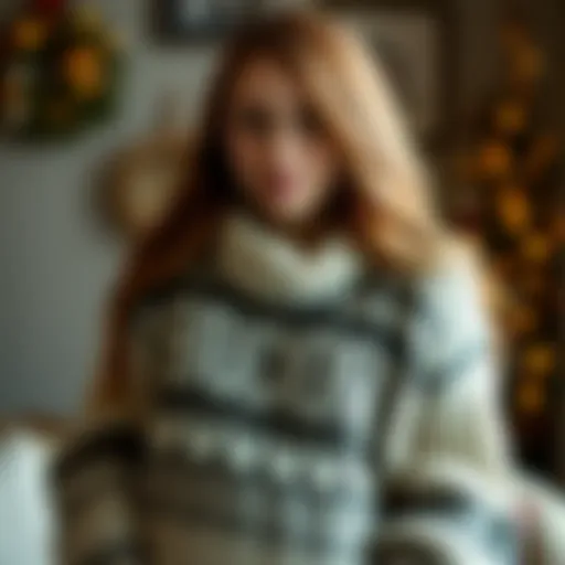 Cozy sweater options for pregnant women