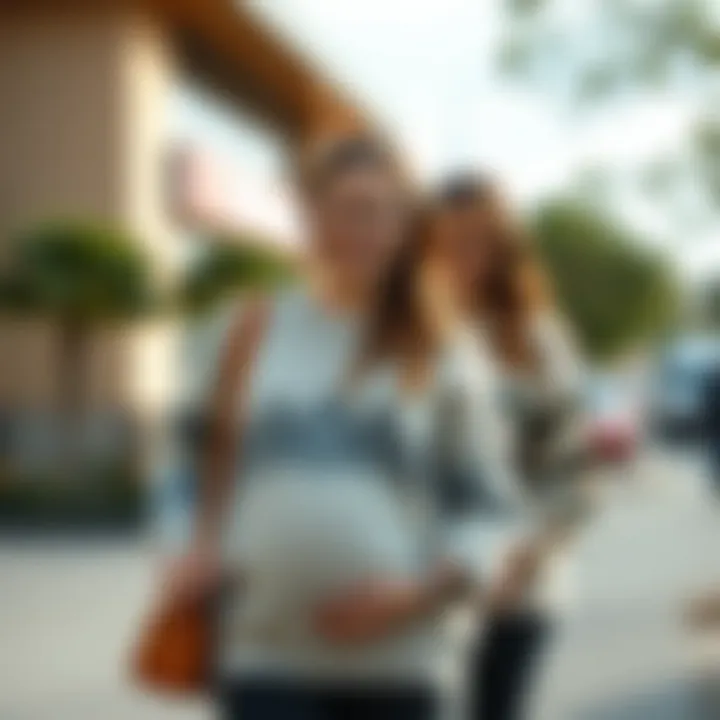 Stylish maternity outfits with sweaters