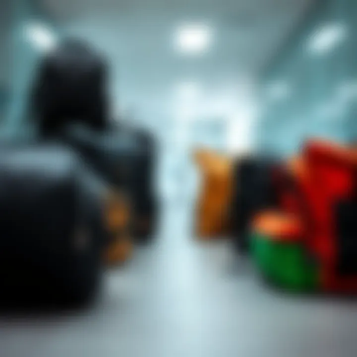 A collection of various compression bags showcasing their distinct designs and features