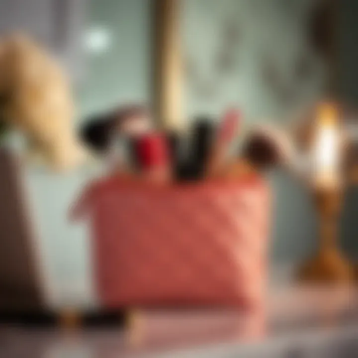 Elegant and organized cosmetic storage solution