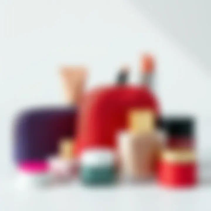 Variety of materials for cosmetic storage bags