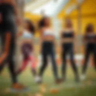 Diverse range of leggings styles for various body types