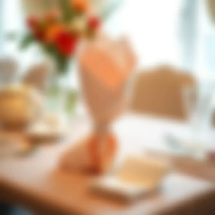 Artful Napkin Presentation Creative napkin folding for an elegant touch