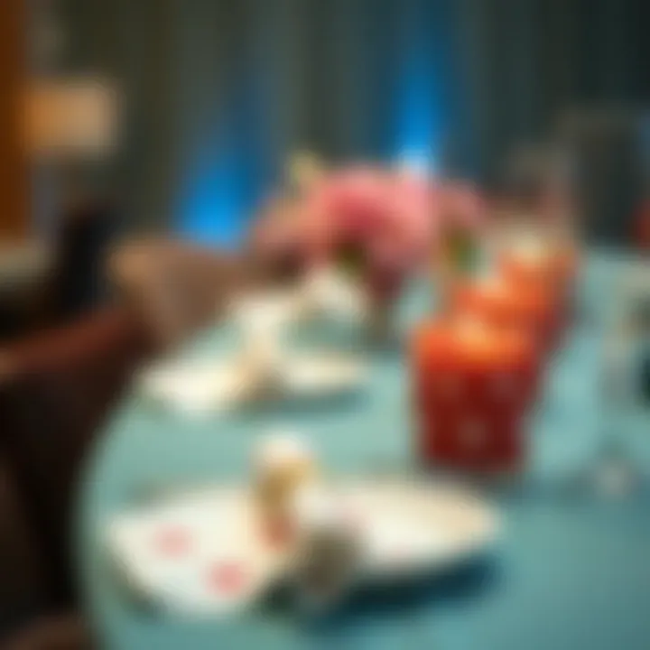 Coordinated Theme Elements Themed napkins that match the bachelorette party decor