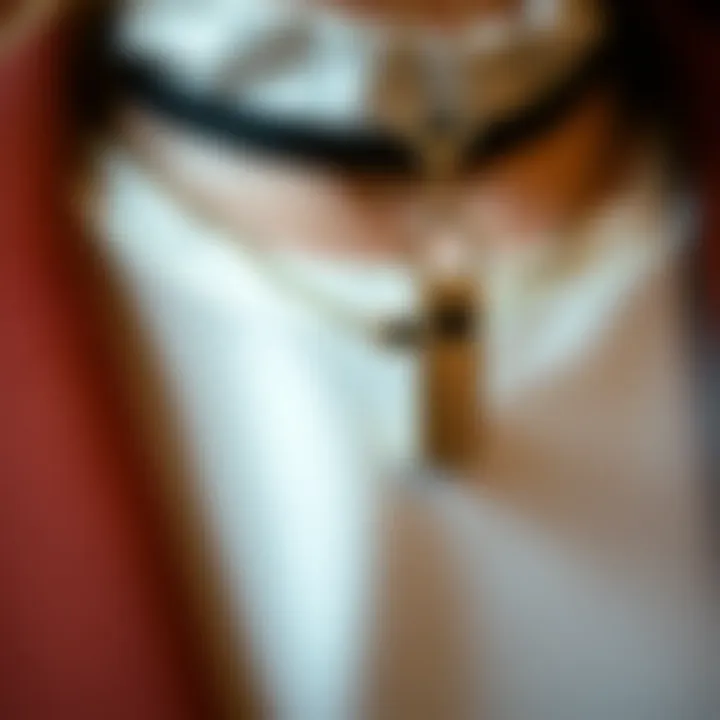 Whistle Mechanism in Fashionable Pendant Close-up of the whistle mechanism integrated into a fashionable pendant.