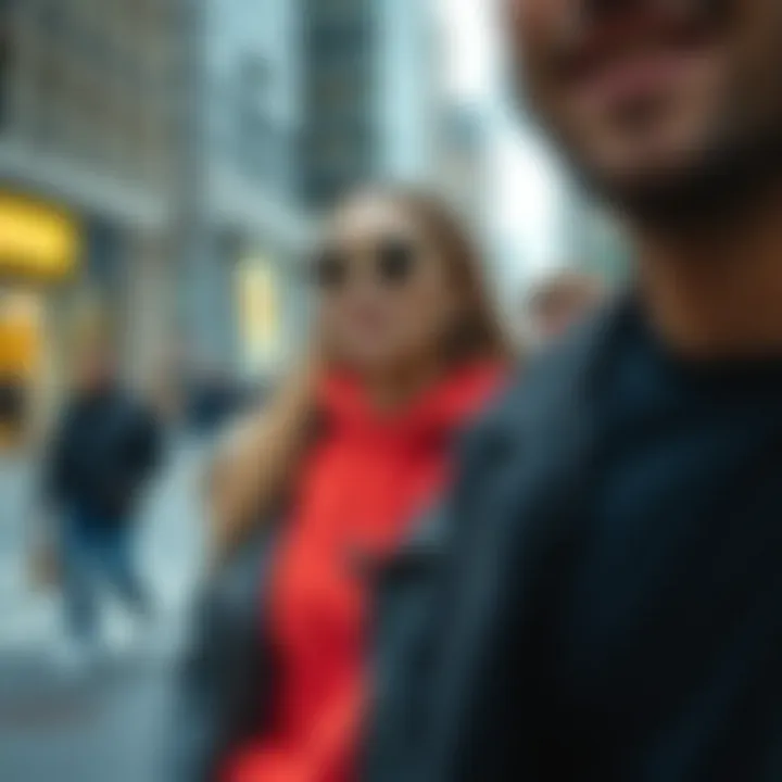 Emergency Whistle Necklace in Urban Fashion Trendy individuals showcasing the emergency whistle necklace in urban settings.