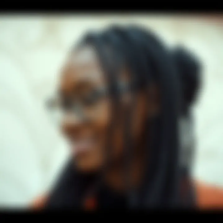 Healthy and Shiny Butterfly Locs Well-maintained butterfly locs showing shine and health