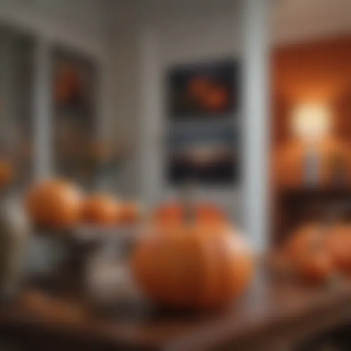 Eco-friendly artificial pumpkins used in year-round home décor