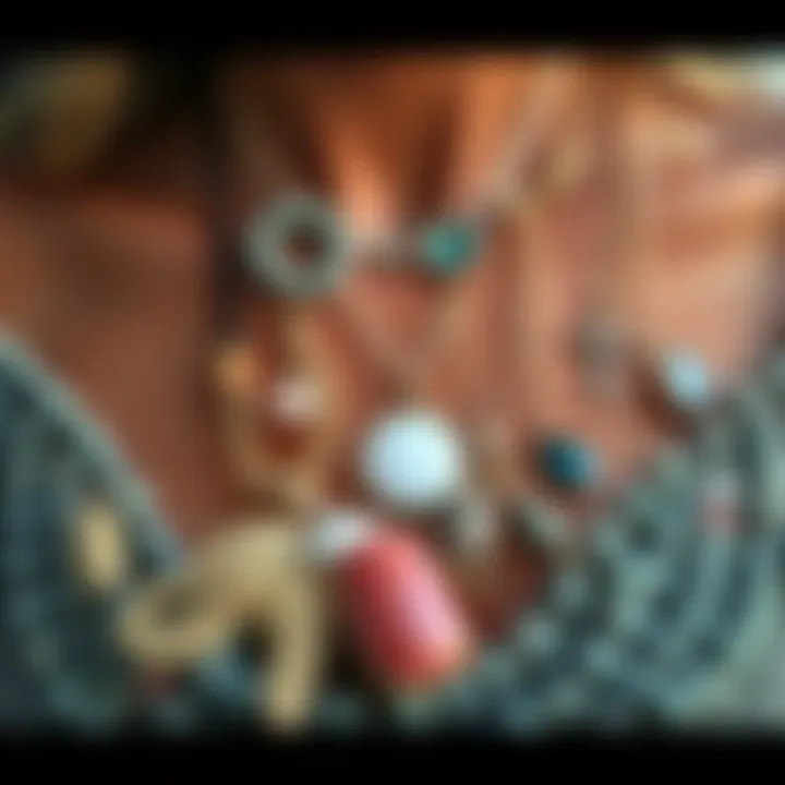 Diverse Beach Necklace Styles A stunning collection of beach necklaces showcasing various styles and materials