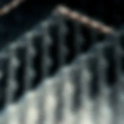 Close-up of carbon fiber texture