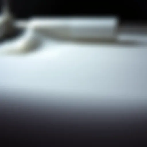 Detailed view of carbon transfer paper with fabric