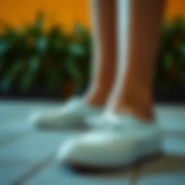 Comfortable design elements in casual flats