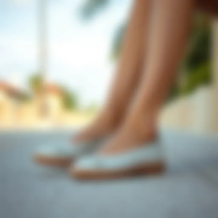 Stylish casual flats for summer