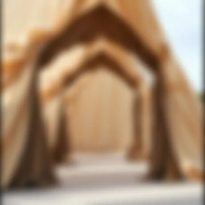 A blend of functionality and style in fabric arch garments