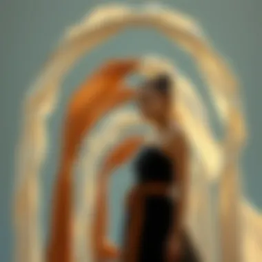 Sustainable fashion represented by creative use of fabric arches