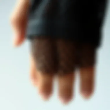 Close-up of intricate fishnet texture and design