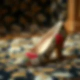 Elegant Floral Shoe Design Elegant floral shoe design showcasing intricate patterns