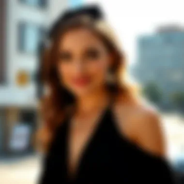 Accessories to complement a halter graduation dress for a sophisticated look