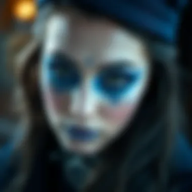 Mystical Ravenclaw-inspired makeup with enchanting shades