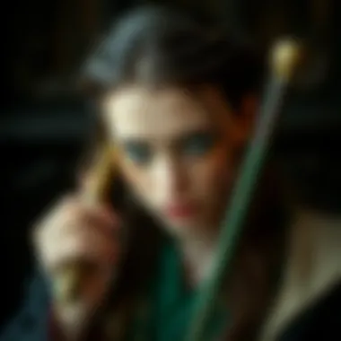 Slytherin Elegance in Makeup Elegant Slytherin makeup featuring dark tones