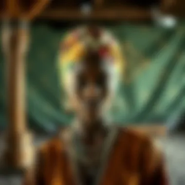 A historical representation of the cultural significance of headwraps