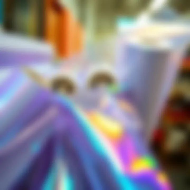 Exploring Iridescent Cellophane Rolls: Functionality Meets Aesthetics Summary