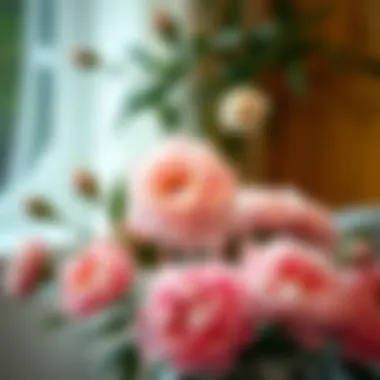 Aesthetic arrangement showcasing versatility of artificial flowers