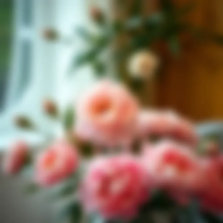 Aesthetic arrangement showcasing versatility of artificial flowers