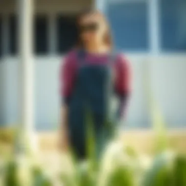 Modern Styling of Loose Fit Overalls A contemporary outfit featuring loose fit overalls styled with modern accessories