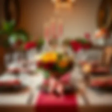 Elegant table setting with a Mexican theme showcasing floral arrangements and decorative elements