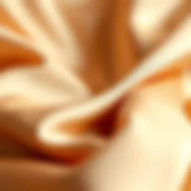 The Beauty of Luxurious Fabrics Close-up of luxurious fabric used in formal dresses