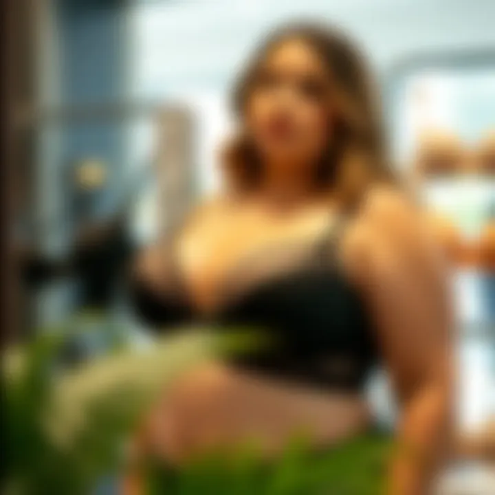 Stylish Designs for Plus Size Bras Beautifully designed plus size bras on display