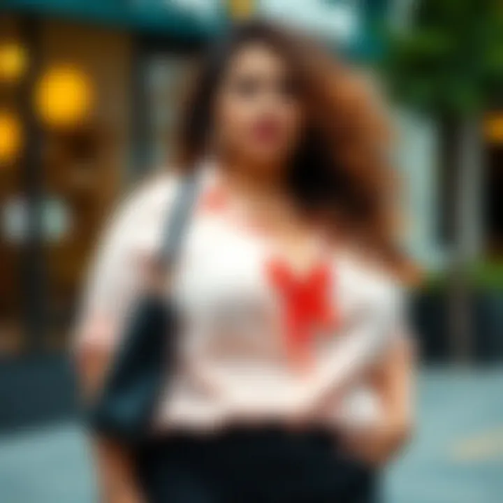 Versatile Plus Size 2pc Outfit Stylish plus size 2pc outfit showcasing versatility in fabric and design