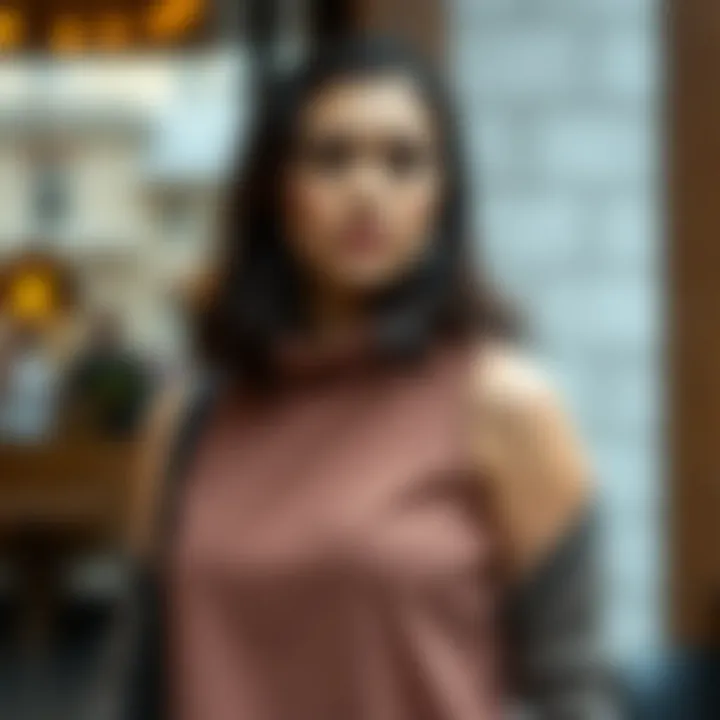 Layering Styles with Sleeveless Turtlenecks Fashionable layering with plus size sleeveless turtleneck top