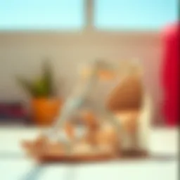 Elegant rhinestone strap sandals adorned with intricate designs.