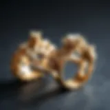 Elegant ring connectors showcasing intricate designs and craftsmanship.