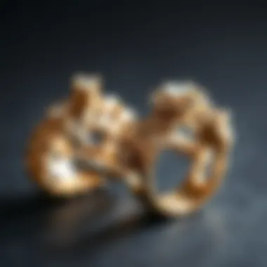 Elegant ring connectors showcasing intricate designs and craftsmanship.