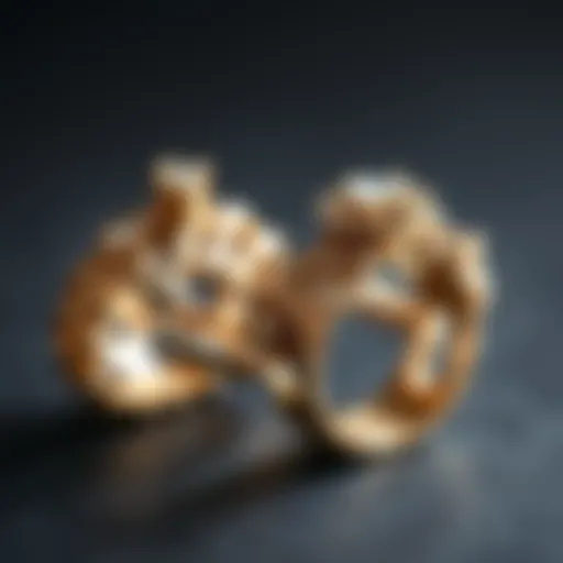 Elegant ring connectors showcasing intricate designs and craftsmanship.