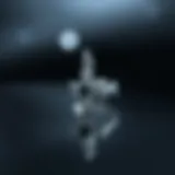 Elegance in Silver Cross Nail Charms Intricate design of silver cross nail charm reflecting elegance