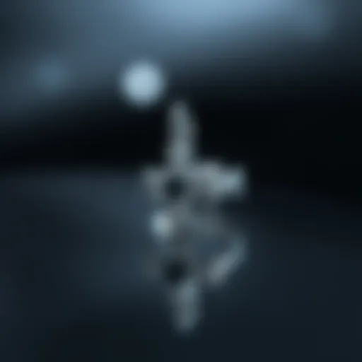 Elegance in Silver Cross Nail Charms Intricate design of silver cross nail charm reflecting elegance