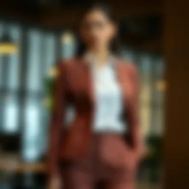 Elegant tailored blazer perfect for office wear