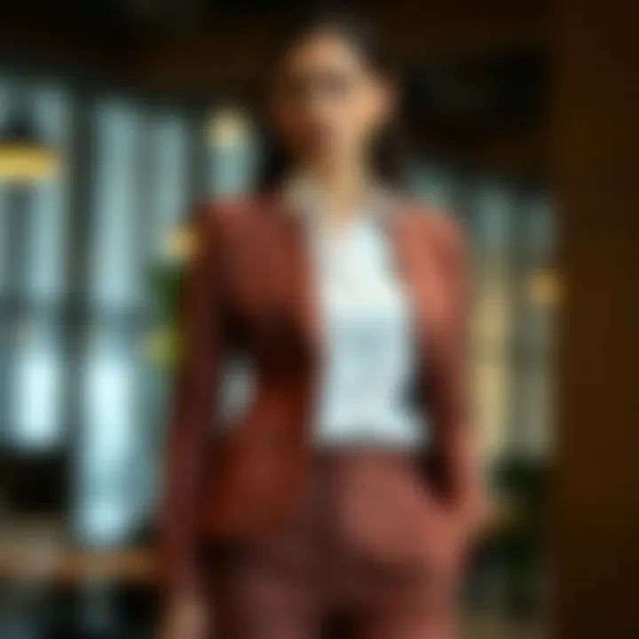 Elegant tailored blazer perfect for office wear